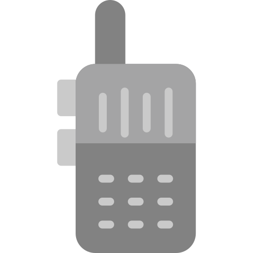 walkie talkie Generic color fill ikona