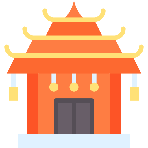 tempio Generic color fill icona