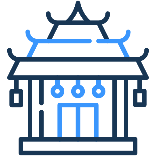 Temple Generic color outline icon