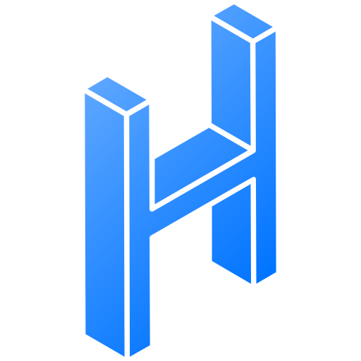 文字h Generic gradient fill icon