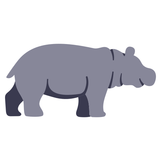 hipopótamo Generic color fill Ícone