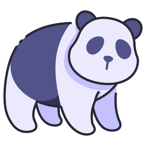 panda Generic color lineal-color Icône