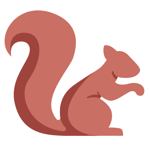 Squirrel Generic color fill icon