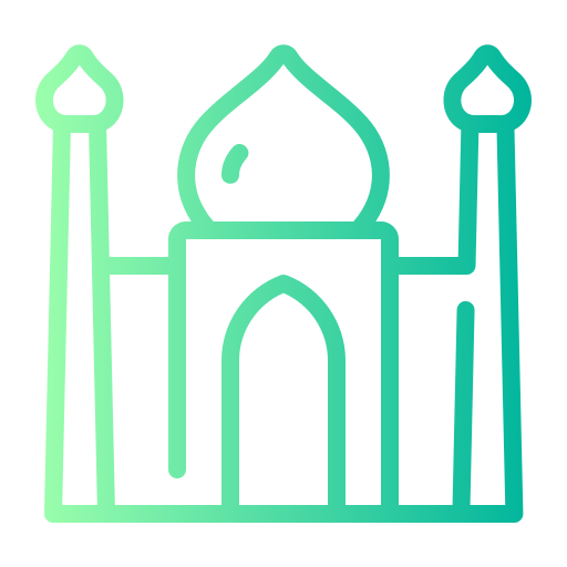 mezquita Generic gradient outline icono