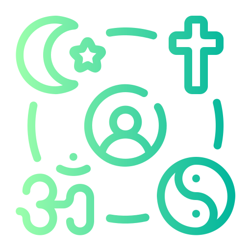 宗教 Generic gradient outline icon