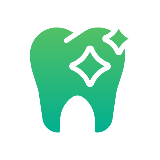 dente pulito Generic gradient fill icona