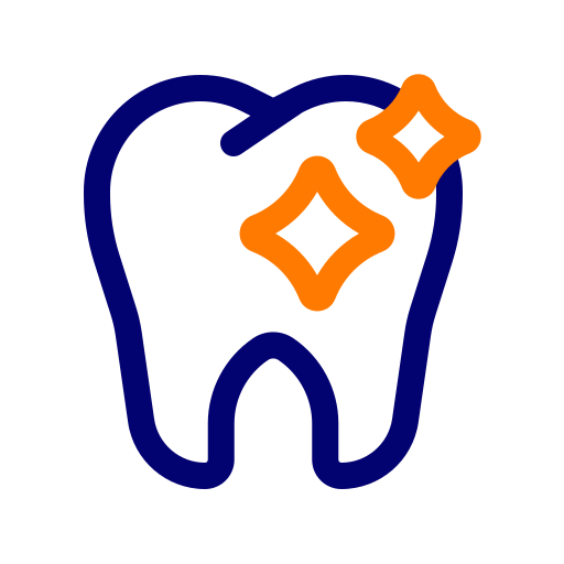 dente limpo Generic color outline Ícone