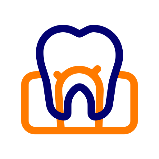 canale radicolare dentale Generic color outline icona