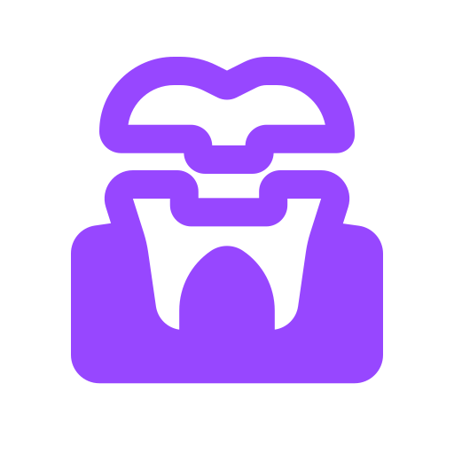 dents de couronne Generic color outline Icône