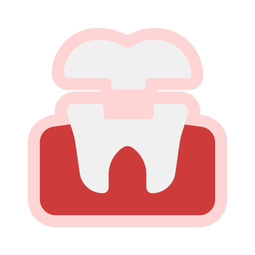 dientes de corona Generic color lineal-color icono