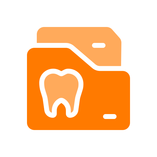 rekord dentystyczny Generic color fill ikona