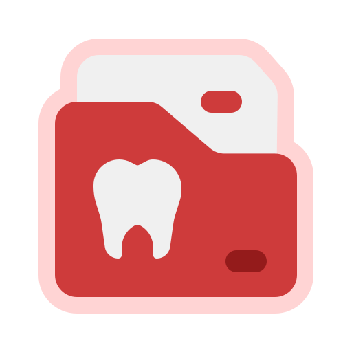 歯科記録 Generic color lineal-color icon