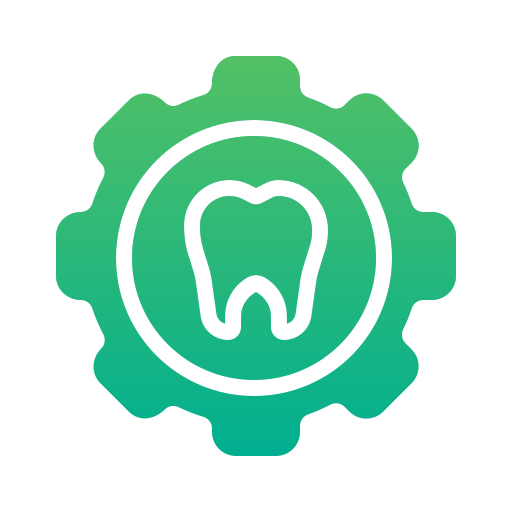 onderhoud van tanden Generic gradient fill icoon