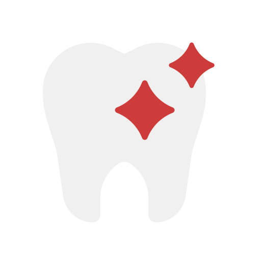diente limpio Generic color fill icono