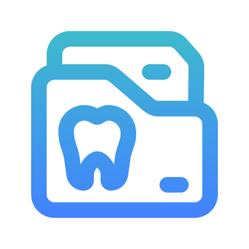 歯科記録 Generic gradient outline icon