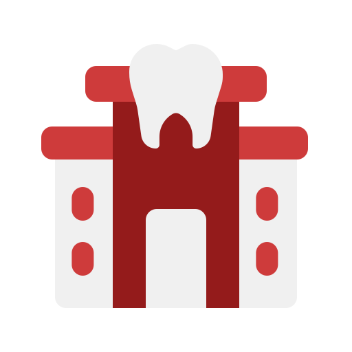 Dental hospital Generic color fill icon