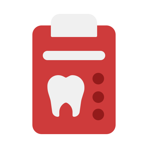 Dental report Generic color fill icon