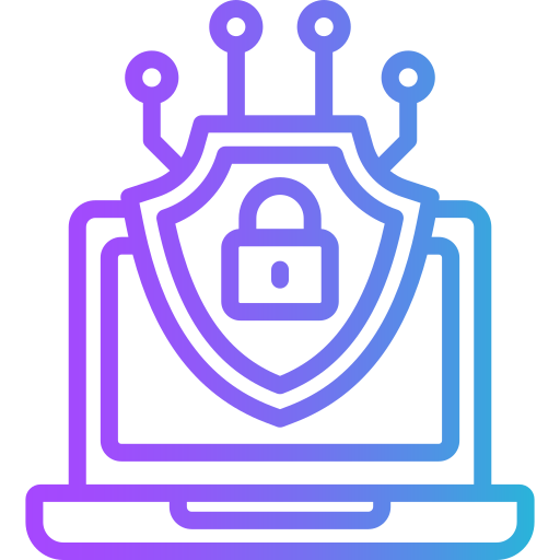 sicurezza informatica Generic gradient outline icona