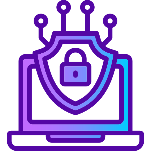 Cyber security Generic gradient lineal-color icon