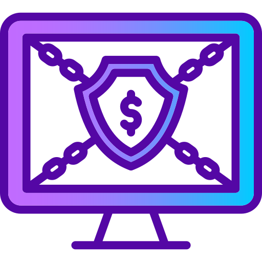 Ransomware Generic gradient lineal-color icon