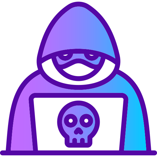 Cyber criminal Generic gradient lineal-color icon