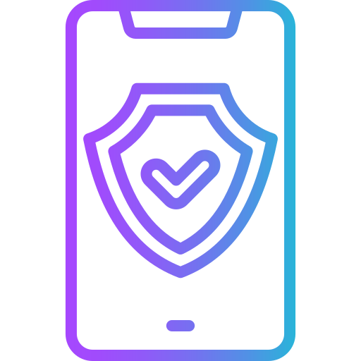 mobile sicherheit Generic gradient outline icon