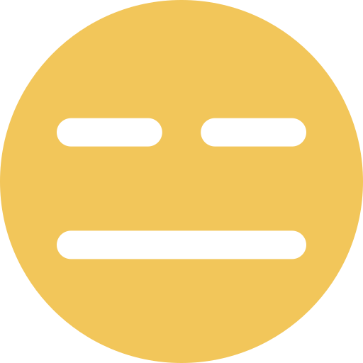 Expressionless Generic color fill icon