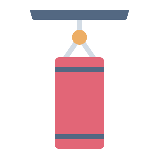 Punching bag Generic color fill icon
