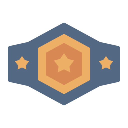 Champion belt Generic color fill icon