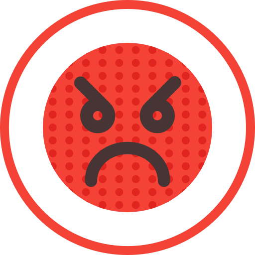 Angry Generic color fill icon