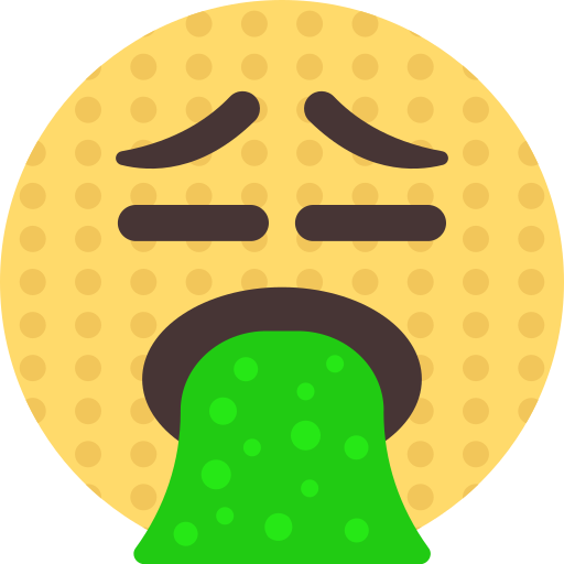 Vomiting Generic color fill icon