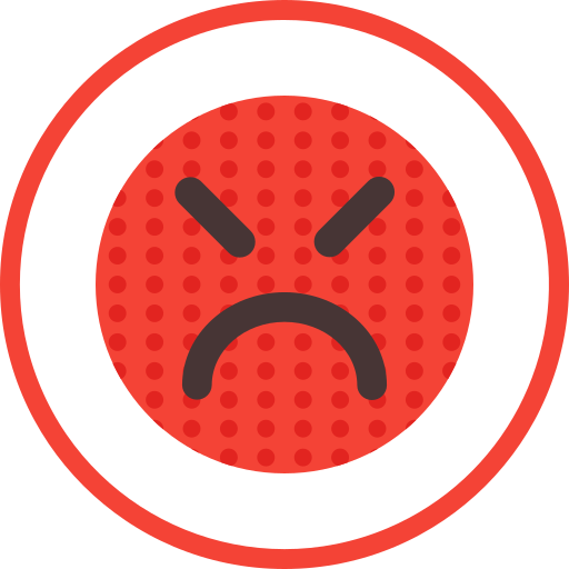 Angry Generic color fill icon