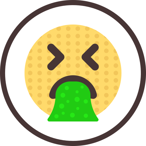 Vomiting Generic color fill icon