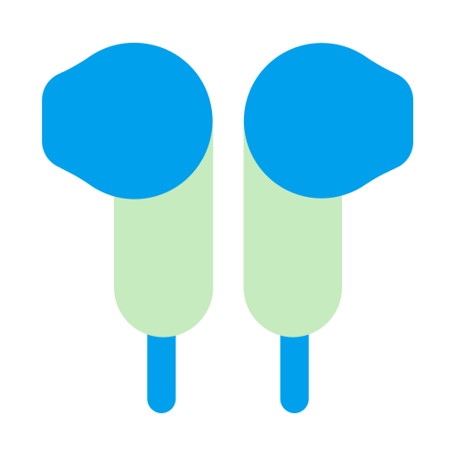 Earbuds Generic color fill icon