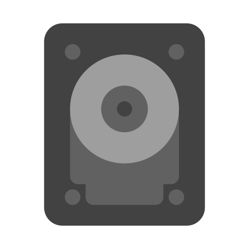 Hard disk Generic color fill icon