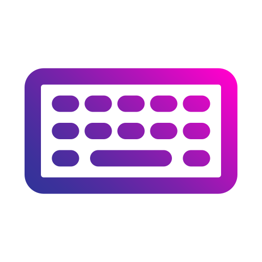 tastatur Generic gradient outline icon