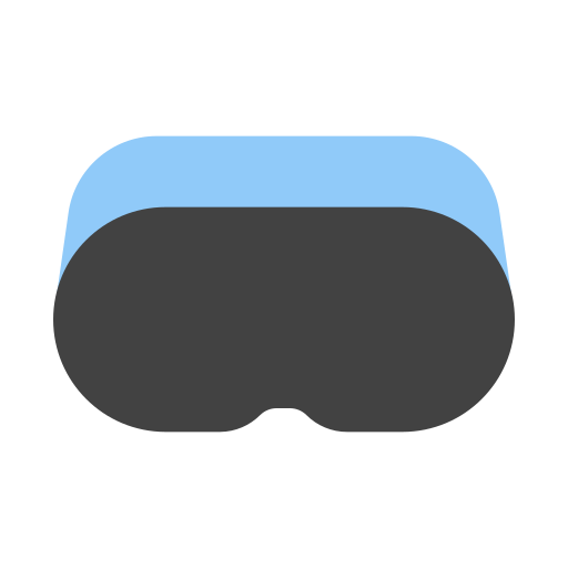 Óculos de realidade virtual Generic color fill Ícone