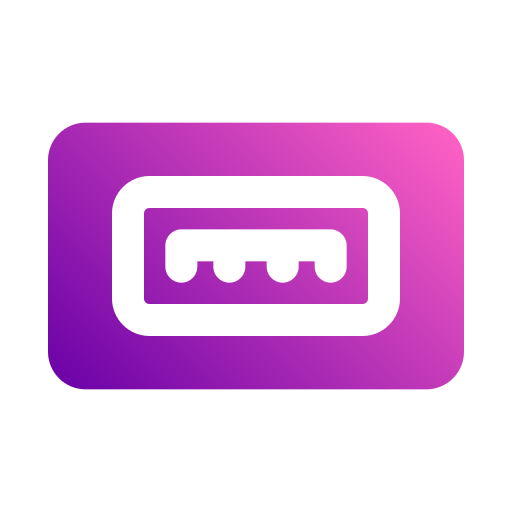 puerto usb Generic gradient fill icono