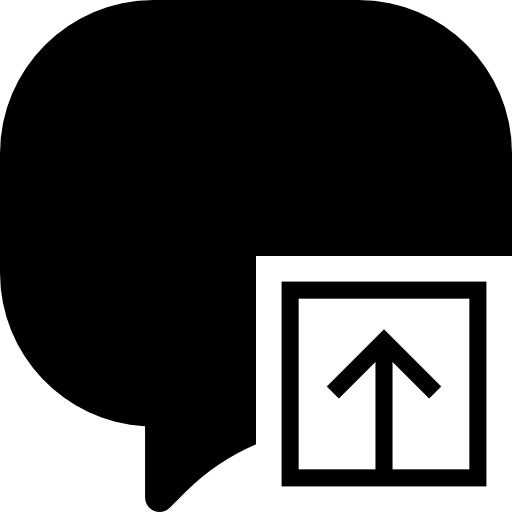 Speech bubble Basic Miscellany Fill icon