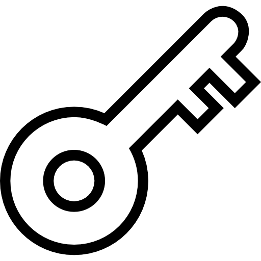 klucz Basic Miscellany Lineal ikona