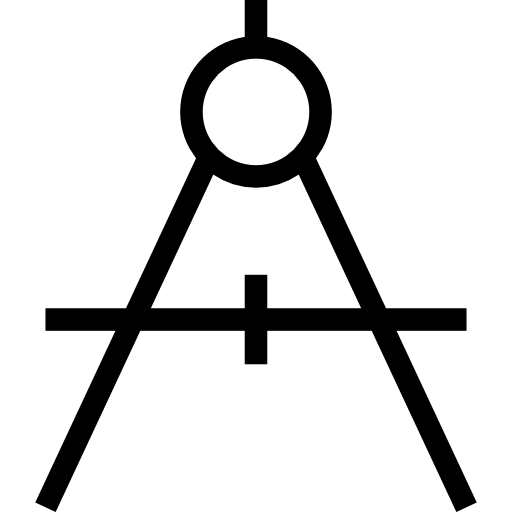 brújula Basic Miscellany Lineal icono