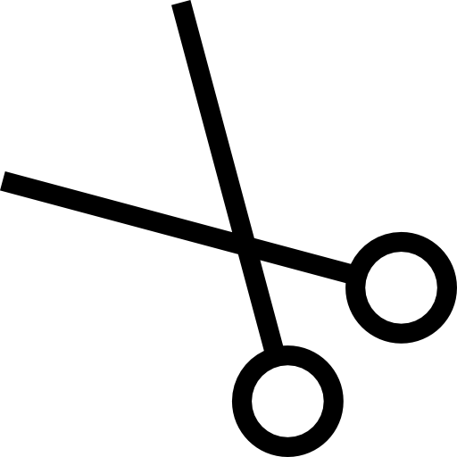Scissors Basic Miscellany Lineal icon