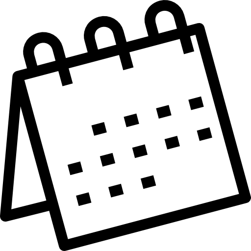 kalender Basic Miscellany Lineal icon