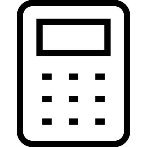 rekenmachine Basic Miscellany Lineal icoon