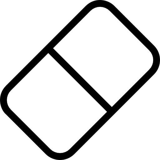gumka do mazania Basic Miscellany Lineal ikona