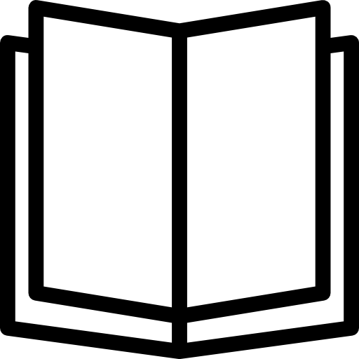 libro abierto Basic Miscellany Lineal icono