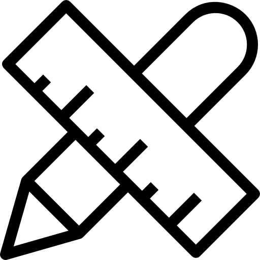 herramienta de escritura Basic Miscellany Lineal icono