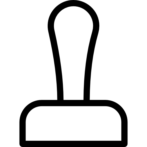 pieczęć Basic Miscellany Lineal ikona