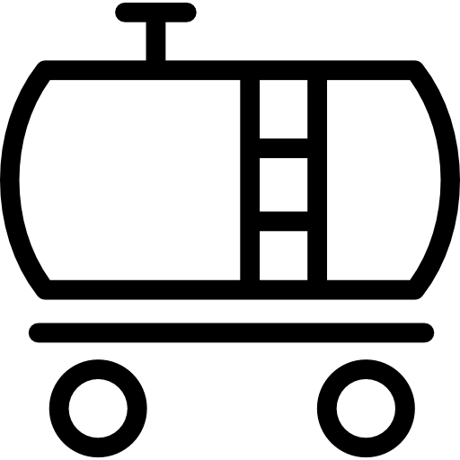 vagón cisterna Basic Miscellany Lineal icono