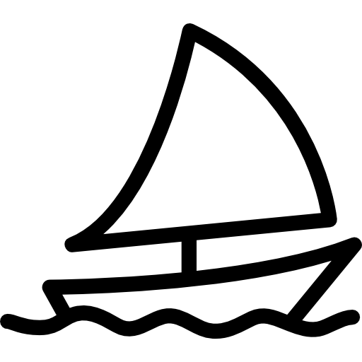 segelboot Basic Miscellany Lineal icon